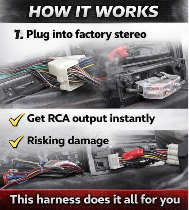 2020+ Toyota Plug and Play Amplifier Audio Adapter